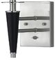 Cal® Lighting & Accessories Brushed Steel Wall Lamp-1