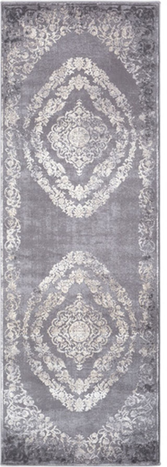Surya Tibetan Charcoal 3'x12' Runner Rug-0