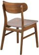 Coaster® Dortch 2-Piece Brown/Walnut Dining Side Chair Set-3