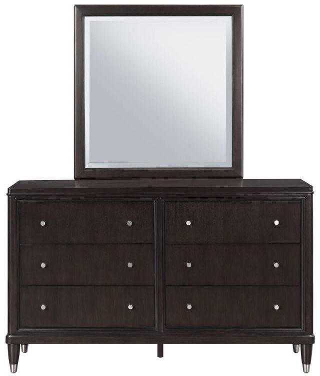 Coaster® Emberlyn Brown 6-Drawer Dresser with Mirror-1