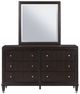 Coaster® Emberlyn Brown 6-Drawer Dresser with Mirror-1