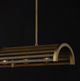 Currey & Company Woodbine Brass/Chestnut Chandelier-5