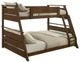 Coaster® Holden Walnut Twin/Full Bunk Bed-1