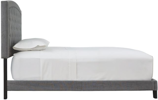 Signature Design by Ashley® Adelloni Gray Queen Upholstered Bed-2