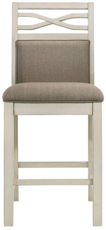 Homelegance® Maribelle Gray/Khaki Counter Chair-2