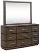 Liberty Furniture Cascade Falls Satin Espresso Dresser and Mirror-0