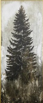Stylecraft Tree In The Gloom II Black/Gray Wall Art-1