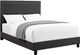 Elements International Erica Charcoal Upholstered Queen Platform Bed-3