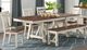 American Wholesale Furniture Laurel Manor II 6-Piece Cherry/White Dining Set-0