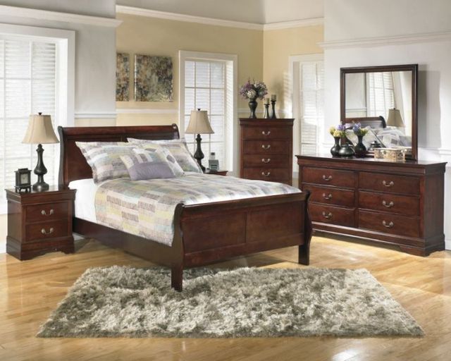 Signature Design by Ashley® Alisdair 5-Piece Dark Brown Full Bedroom Set-0