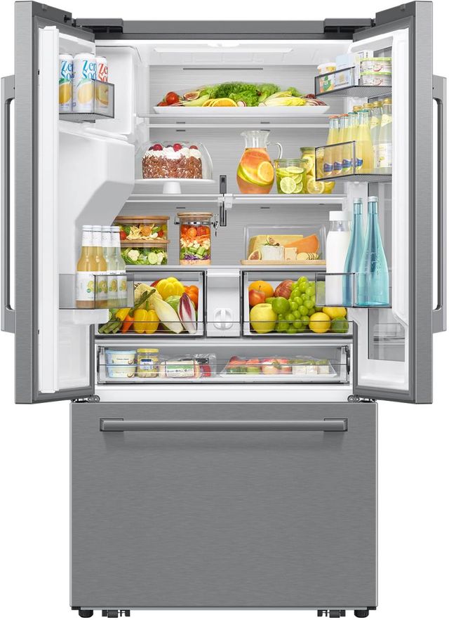 Samsung Bespoke AI 36" 29 Cu. Ft. Fingerprint Resistant Stainless Steel French Door Refrigerator with AutoView™-5