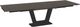 Amisco Customizable Amelia Wood Veneer Rectangular Dining Table Top with Metal Base-1