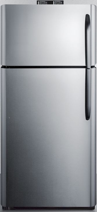 Summit® 30 in. 18.0 Cu. Ft. Stainless Steel Top Freezer Refrigerator-0