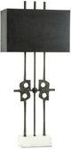 Harp & Finial® Kelaya Pewter Table Lamp-0