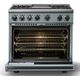Viking® 7 Series 36" November Sky Pro Style Dual Fuel Range with Griddle-1