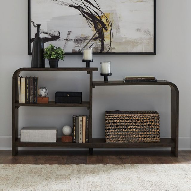 Liberty Furniture Perspectives Espresso Sofa Table-1