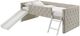 Intercon Addyson Fog Youth Twin Upholstered Loft Bed-3