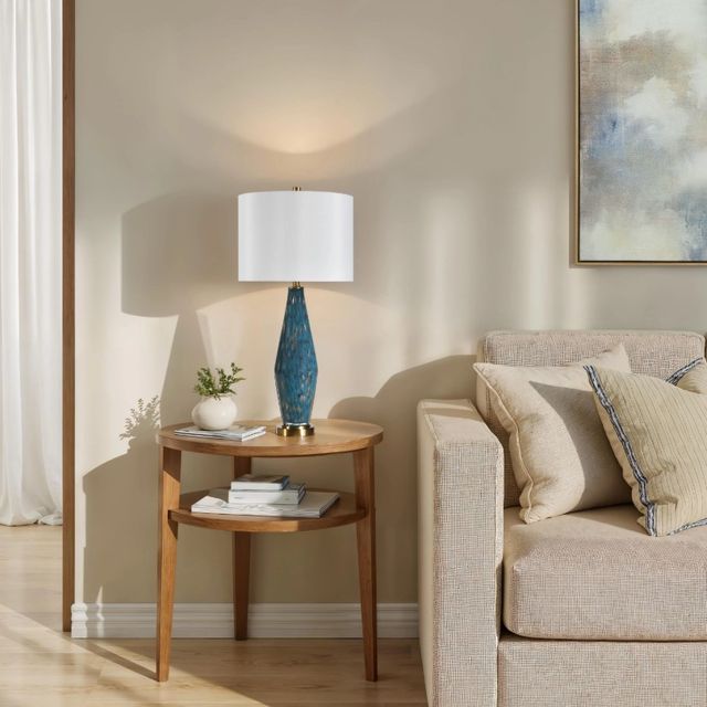 Renwil® Everren Milo Blue Table Lamp-1