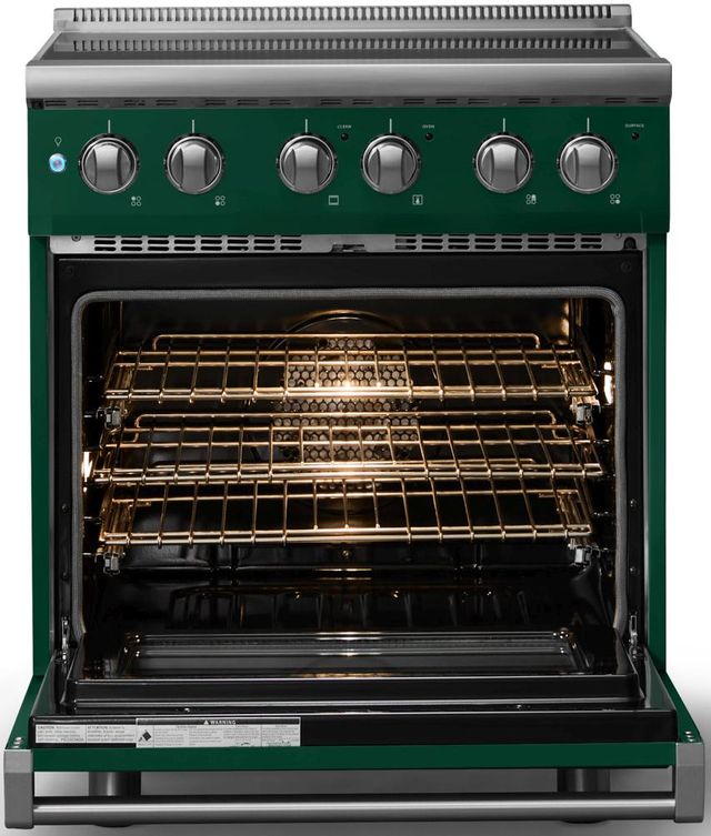 Viking® 5 Series 30" Ivy Pro Style Electric Range with Polished Chrome Trim-1