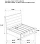 Coaster® Felicity 4-Piece White High Gloss California King Bedroom Set -5