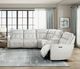 Homelegance® Salida 6-Piece White Power Reclining Sectional with Power Headrests-1