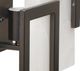 Crestview Collection Albany Dark Bronze/White Left Wall Sconce-1
