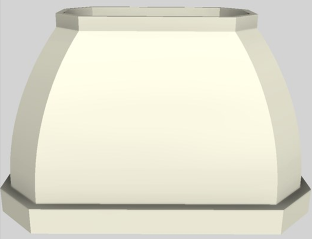 Vent-A-Hood® Designer Series 48" Biscuit Island Range Hood-0