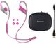 Panasonic® Ultra-Light WINGS Pink Wireless Sports Clip Headphones-4