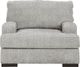 Benchcraft® Mercado Pewter Chair and a Half-1