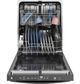 GE® ENERGY STAR® 24" Fingerprint Resistant Black Slate Top Control Built In Dishwasher-4