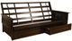 Kodiak Furniture Phoenix Espresso Queen Futon Frame with Storage-0