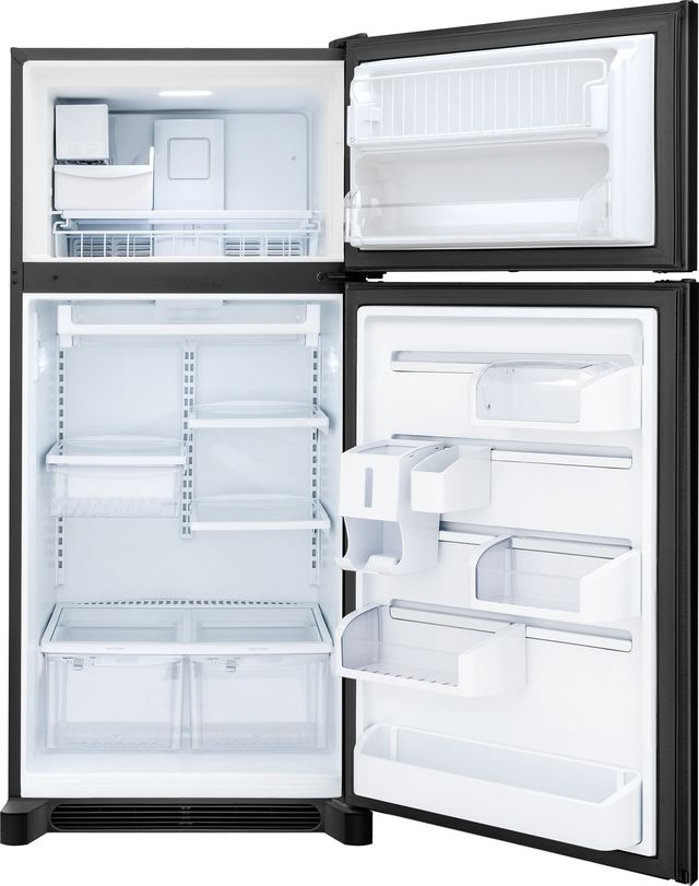 Frigidaire Gallery® 20.5 Cu. Ft. Top Freezer Refrigerator-Ebony Black-1