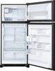 Frigidaire Gallery® 20.5 Cu. Ft. Top Freezer Refrigerator-Ebony Black-1