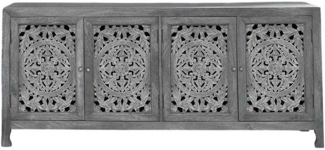 Liberty Furniture Marisol Soft Wash Gray 74" Accent TV Stand-0
