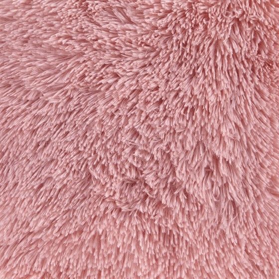 Olliix by CosmoLiving Cleo Blush Ombre Print Shaggy Fur Pillow-2
