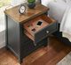A-America® Stormy Ridge Chicory/Slate Black Nightstand-3