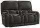La-Z-Boy® Greyson Dark Chocolate Leather Power Reclining Loveseat with Headrest-0