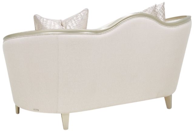 Michael Amini® Villa Cherie Beige/Caramel Loveseat-3