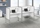 Monarch Specialties Inc. Silver/White Office Cubicle Desk-3