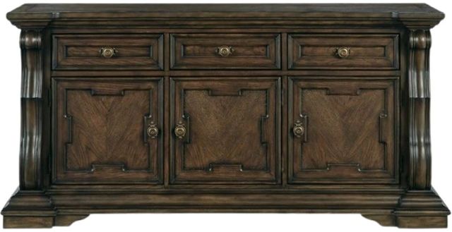 Signature Design by Ashley® Maylee Dark Brown Dining Buffet-1