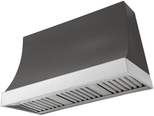 AGA Marquee 48" Slate Wall Mounted Range Hood  with Polished Chrome Trim-0