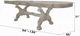 ACME Furniture Dresden Bone White Extendable Dining Table with 2-Leaves-2