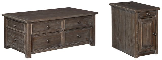 Signature Design by Ashley® Wyndahl 2-Piece Rustic Brown Living Room Table Set-0