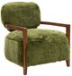 Furniture of America® Eramo Dark Walnut/Green Accent Chair-0