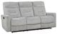 Homelegance® Lyndon Gray Double Manual Reclining Sofa-0