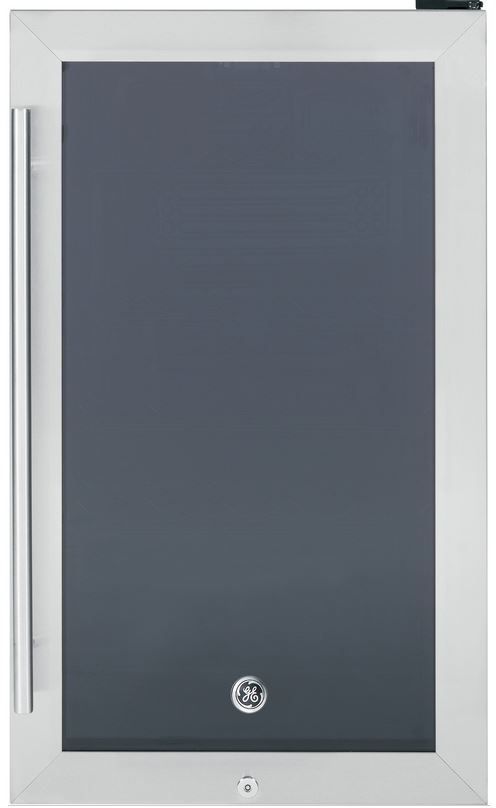 Clearance GE® 4.1 Cu. Ft. Stainless Steel Wine Cooler-2