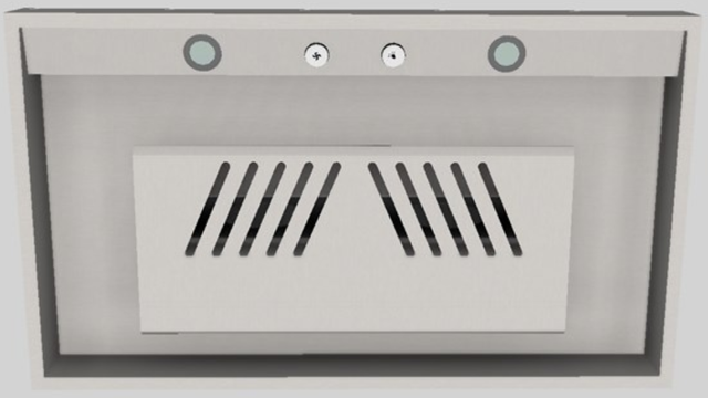 Vent-A-Hood® 36" Stainless Steel Contemporary Wall Mounted Range Hood-3