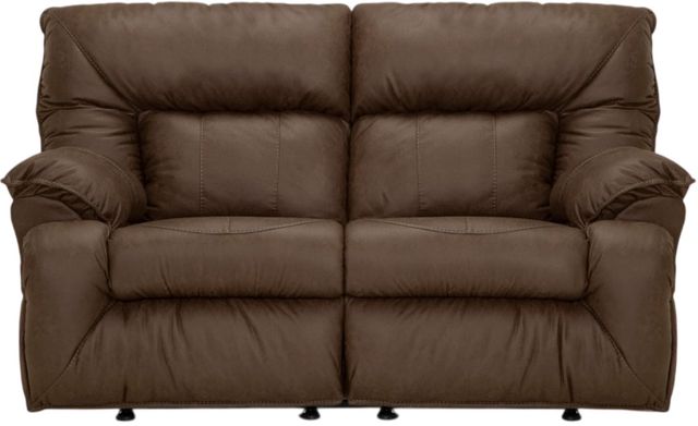 Franklin™ Henson Commodore Cocoa Rocking Reclining Loveseat-0