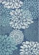 Nourison Home™ Garden Oasis Navy 5'x7' Style 3 Area Rug-0