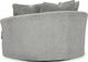 Signature Design by Ashley® Casselbury Cement Oversized Swivel Accent Chair-2